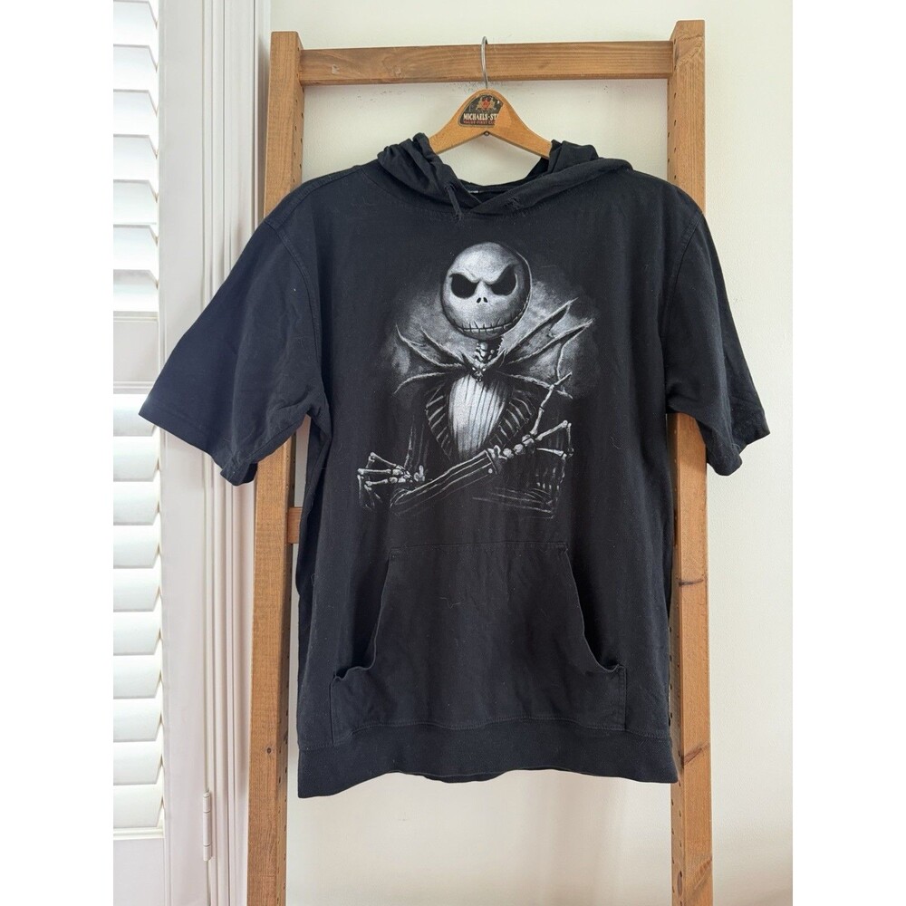 Nightmare Before Christmas Hoodie Shirt Mens M Disney Parks Jack Skellington